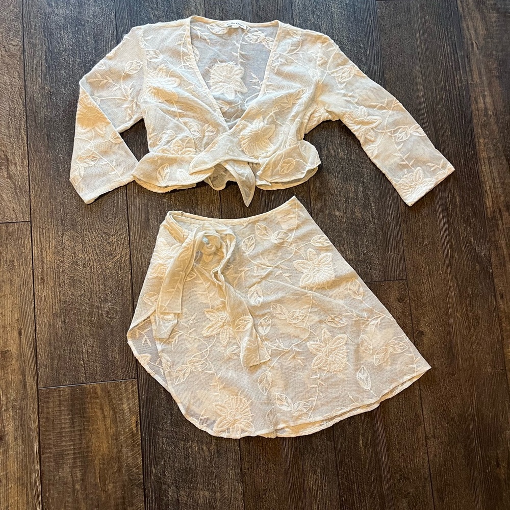 For Love And Lemons two piece cover up